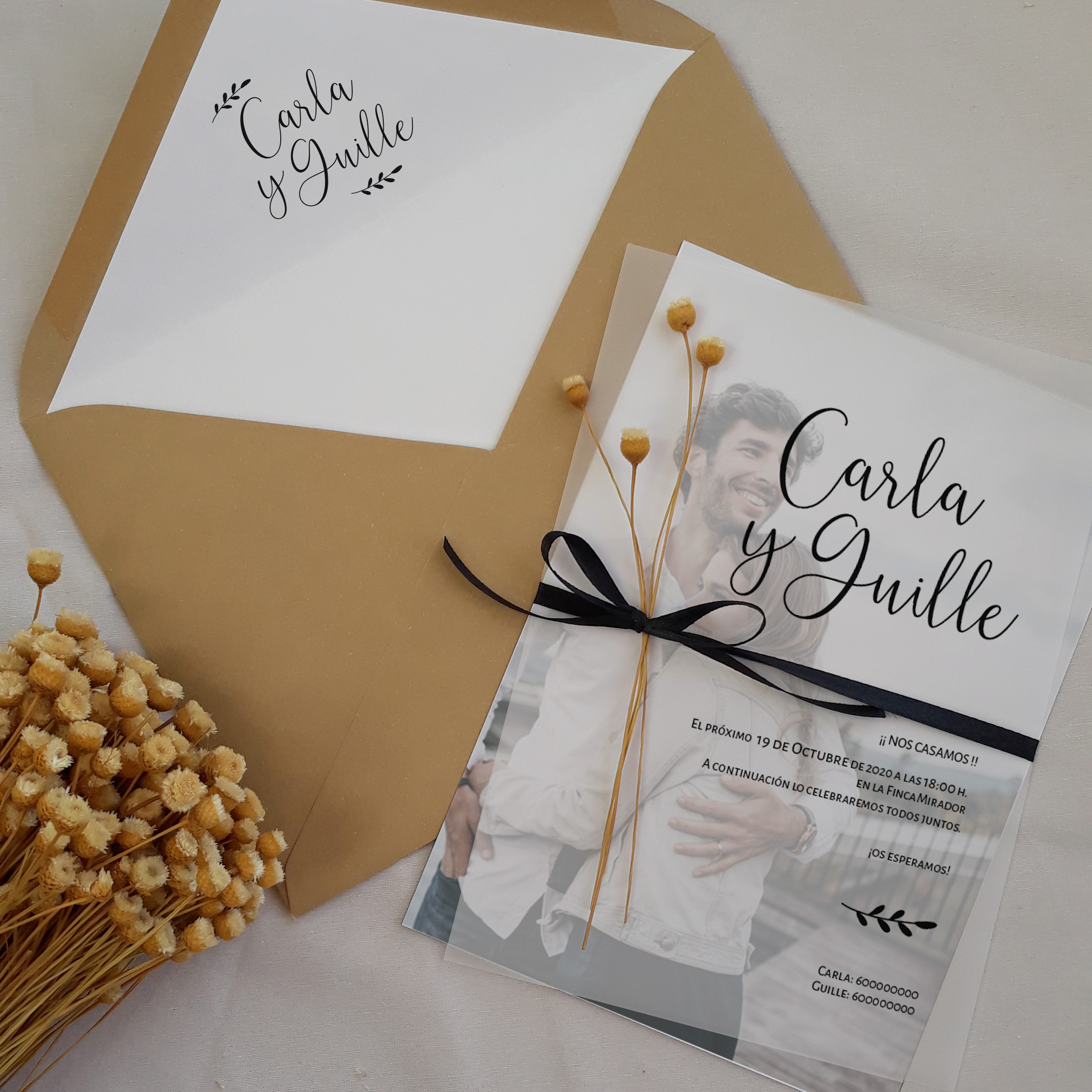 invitaciones con papel vegetal archivos - Bodas Bonitas