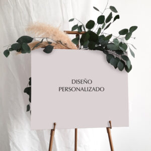 Cartel boda - Diseño personalizado